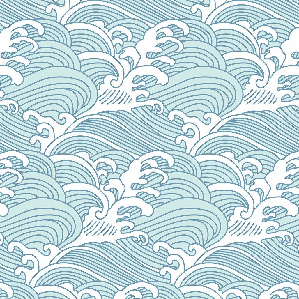 Hawaiian Print Background Vintage