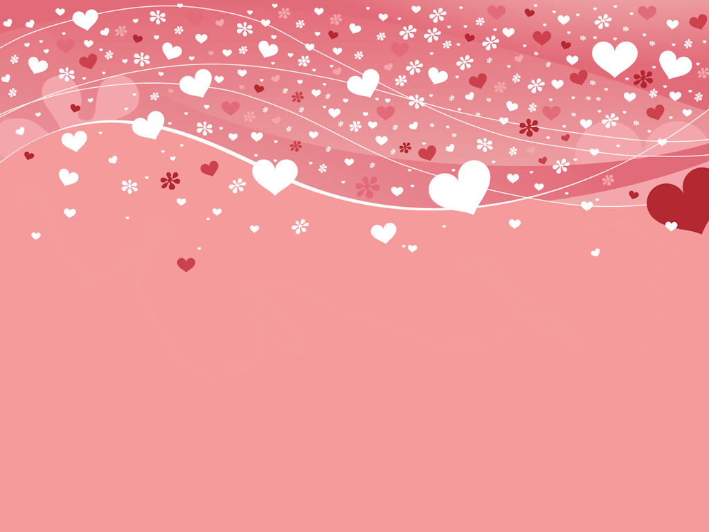 Hearts Desktop Background