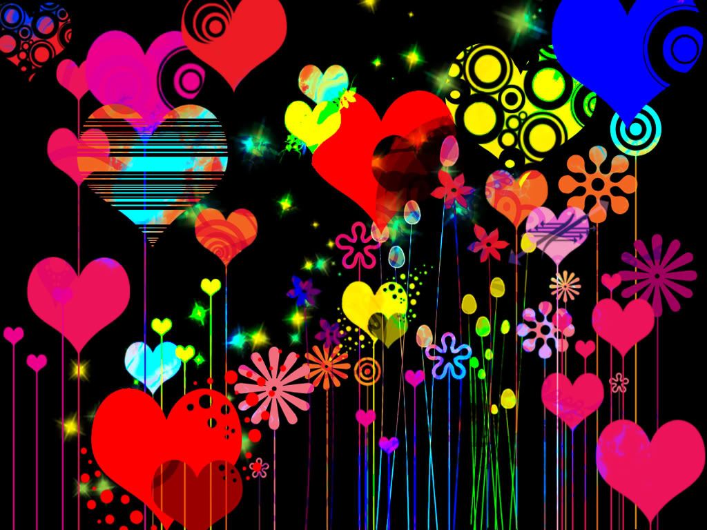 Hearts Desktop Background
