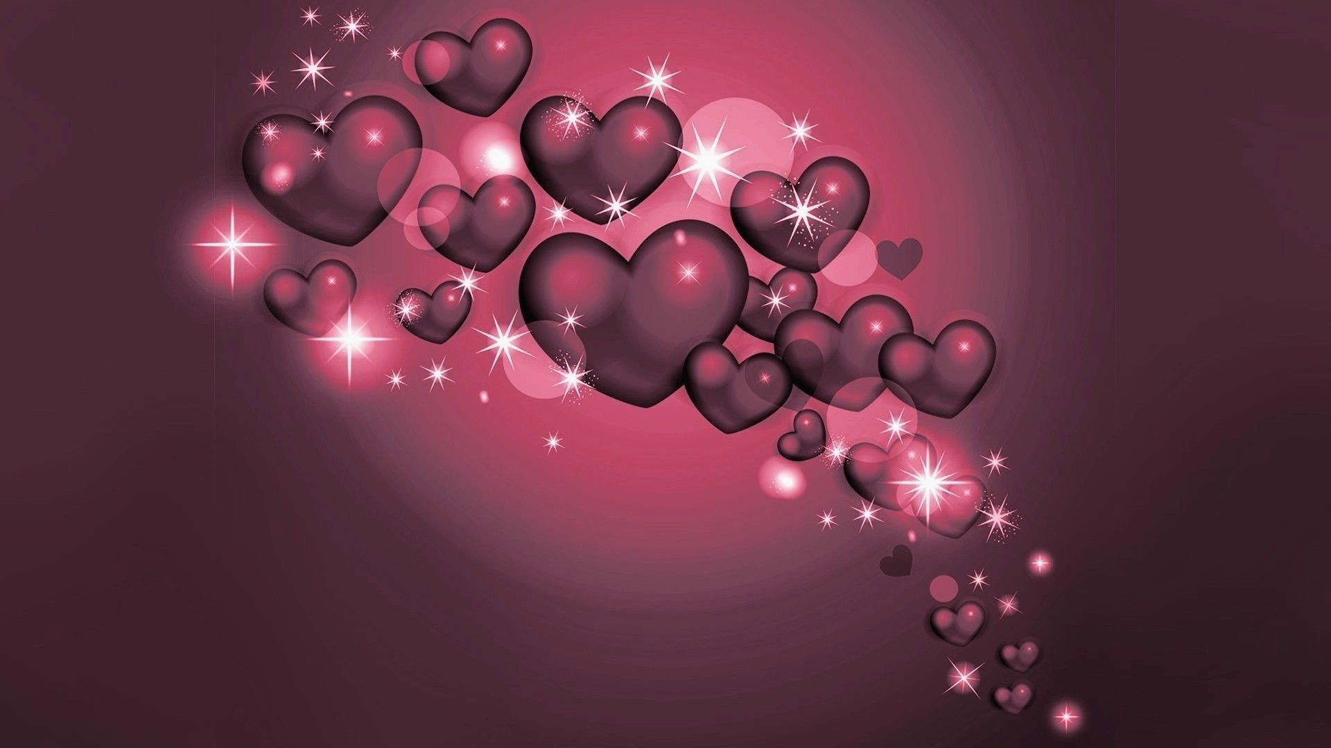 Hearts Desktop Background