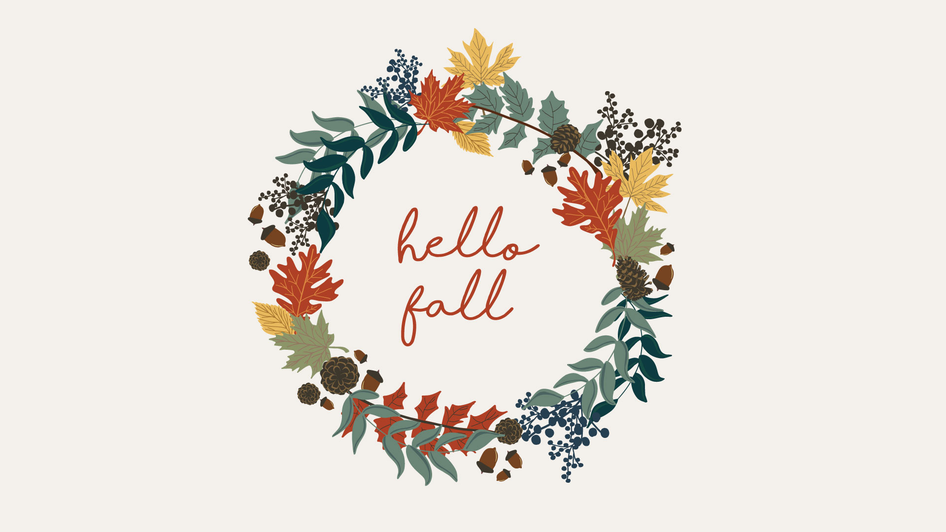 Hello Fall Background