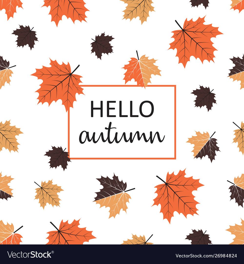 Hello Fall Background