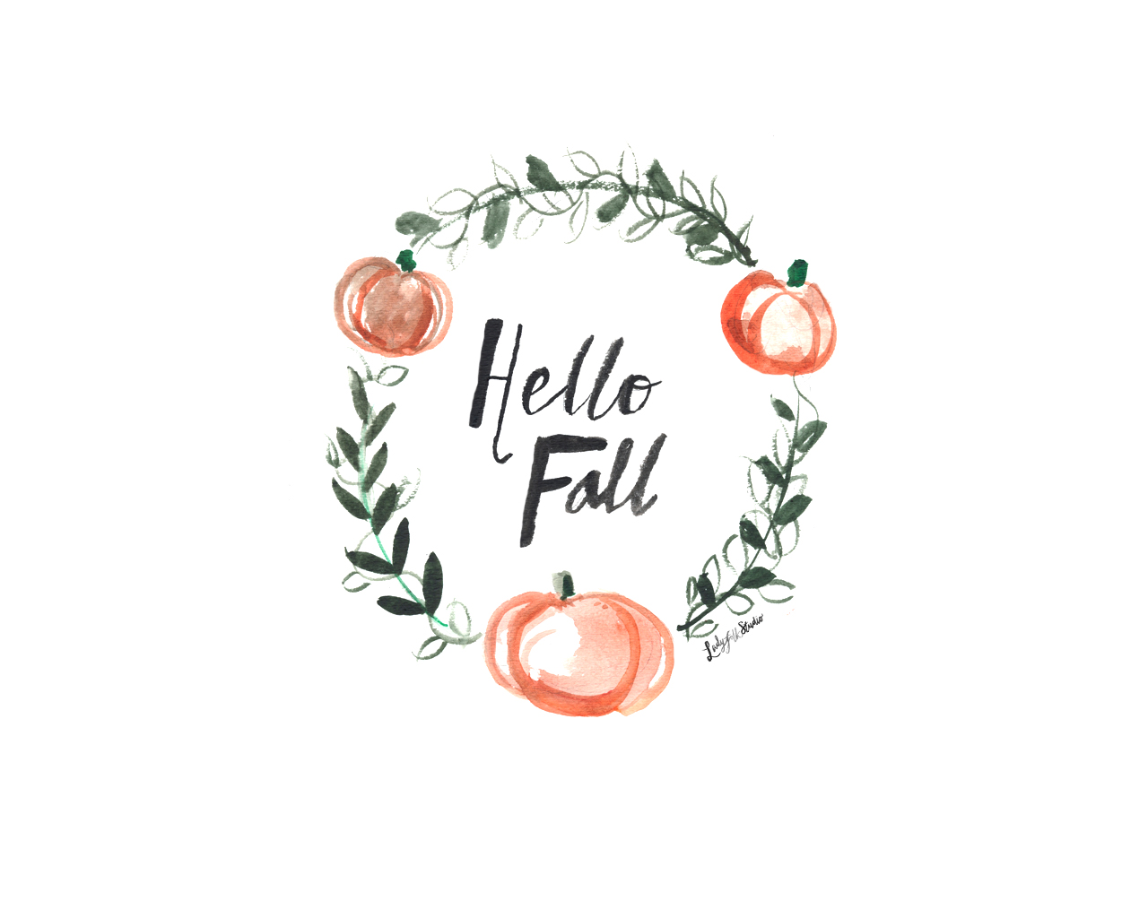 Hello Fall Background