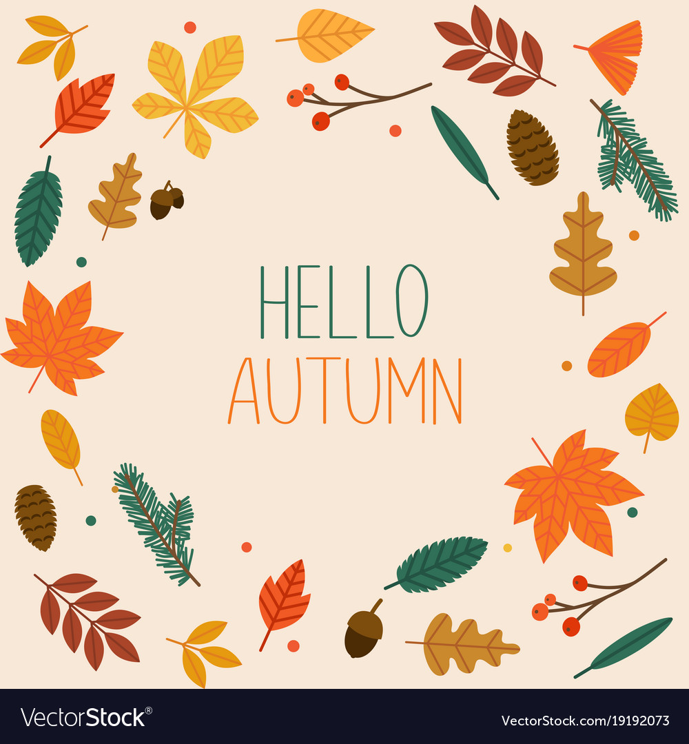 Hello Fall Background