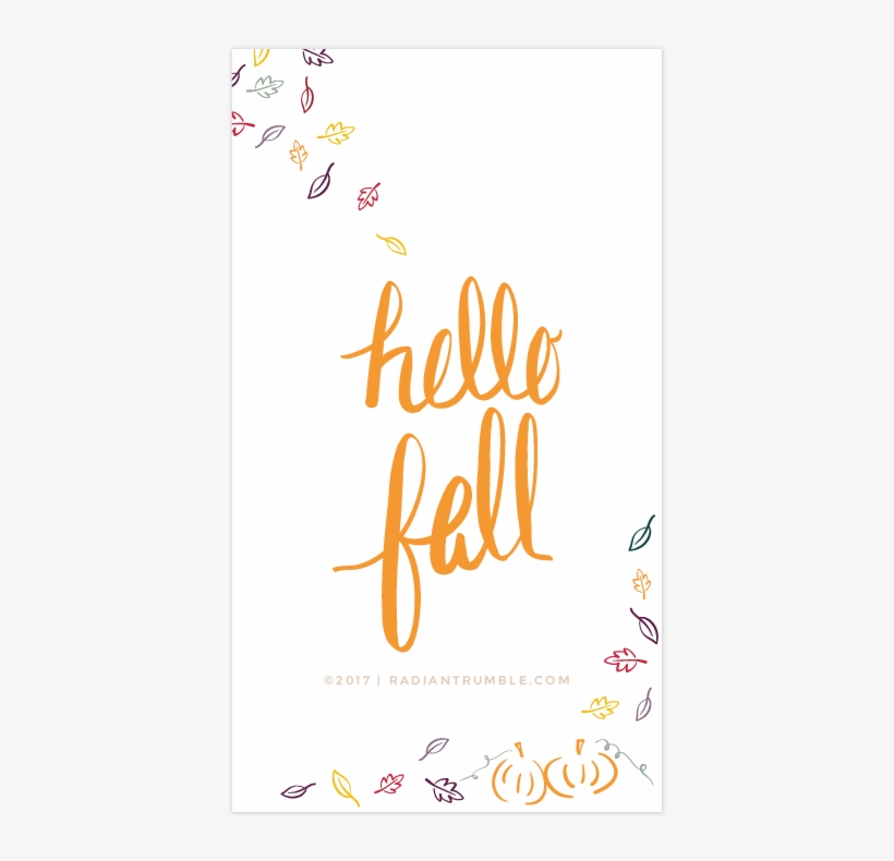 Hello Fall Background