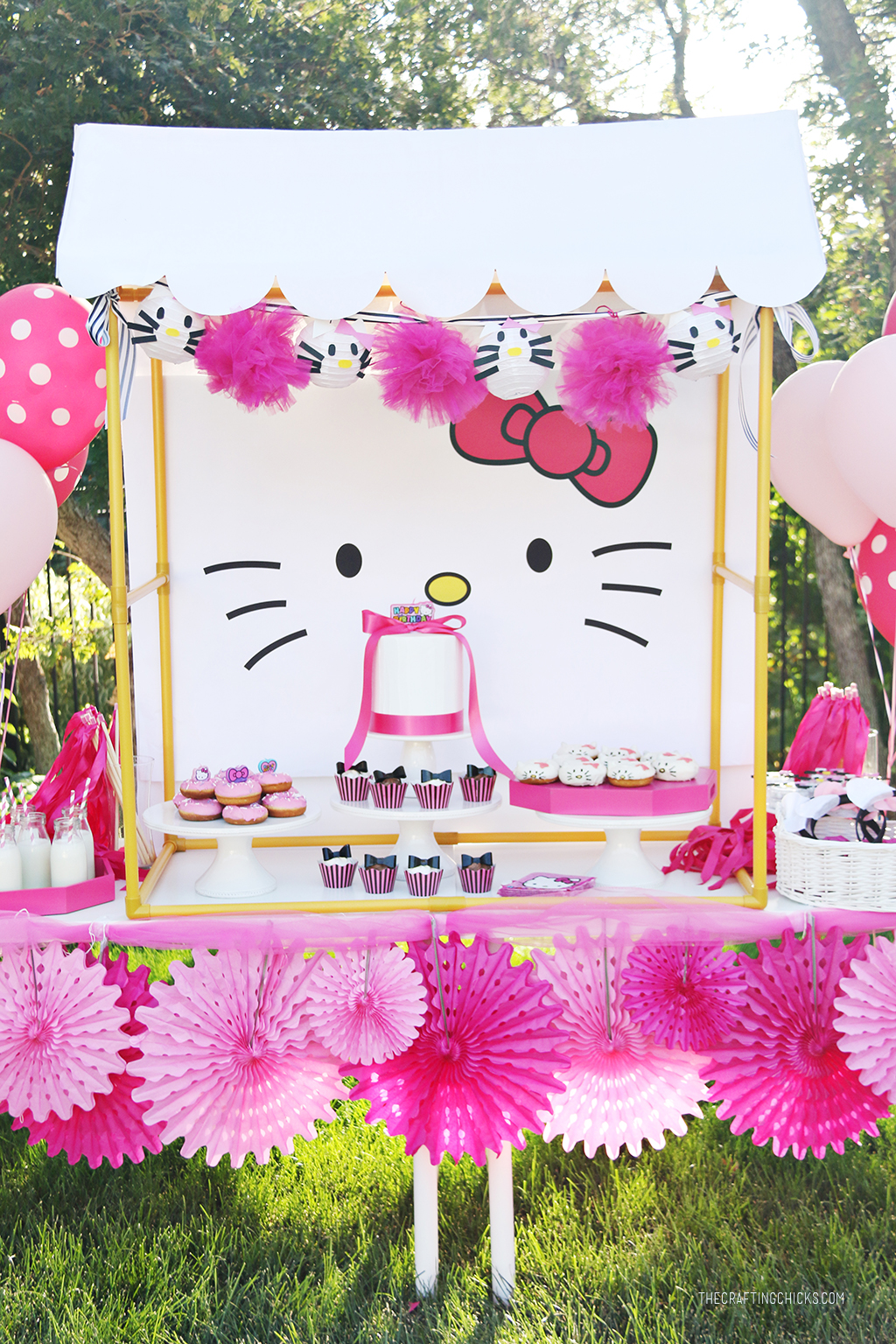 Hello Kitty Birthday Background