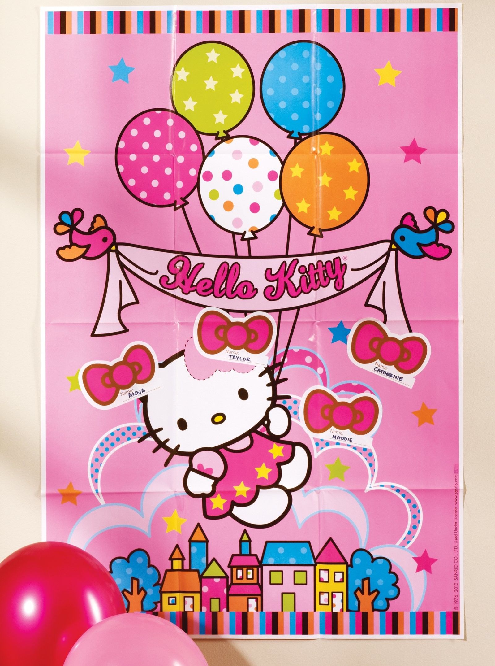 Hello Kitty Birthday Background