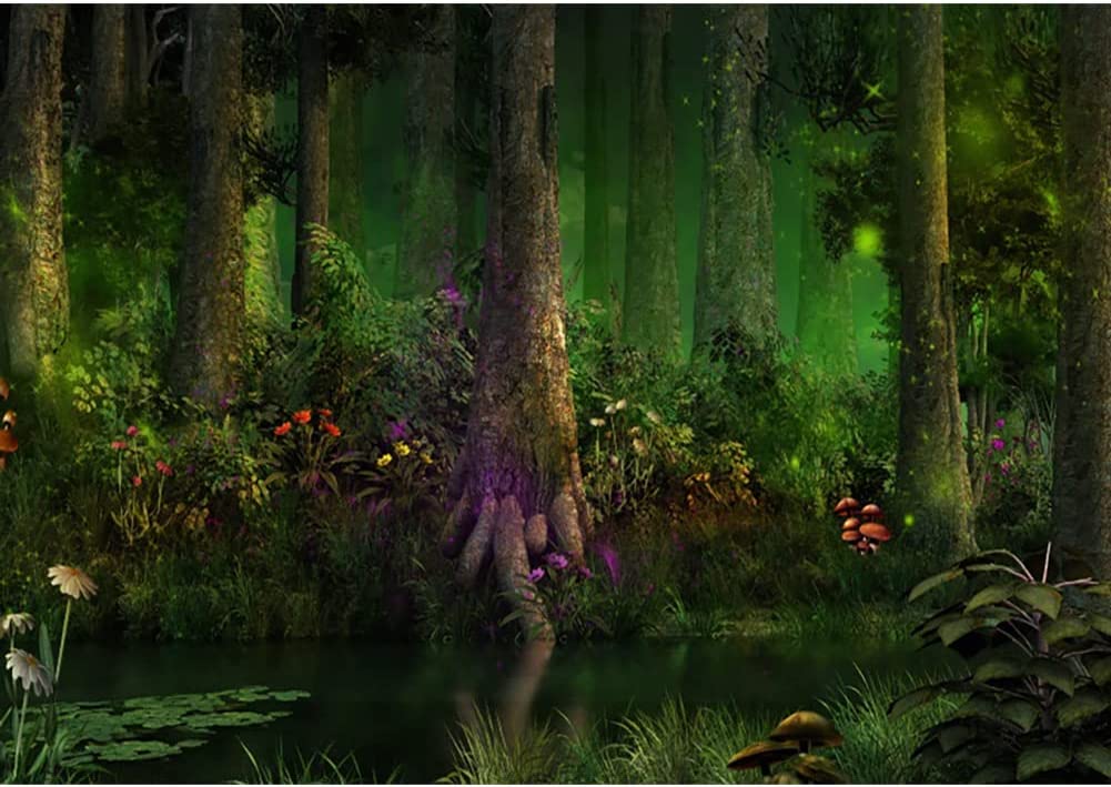 High Resolution Enchanted Forest Background