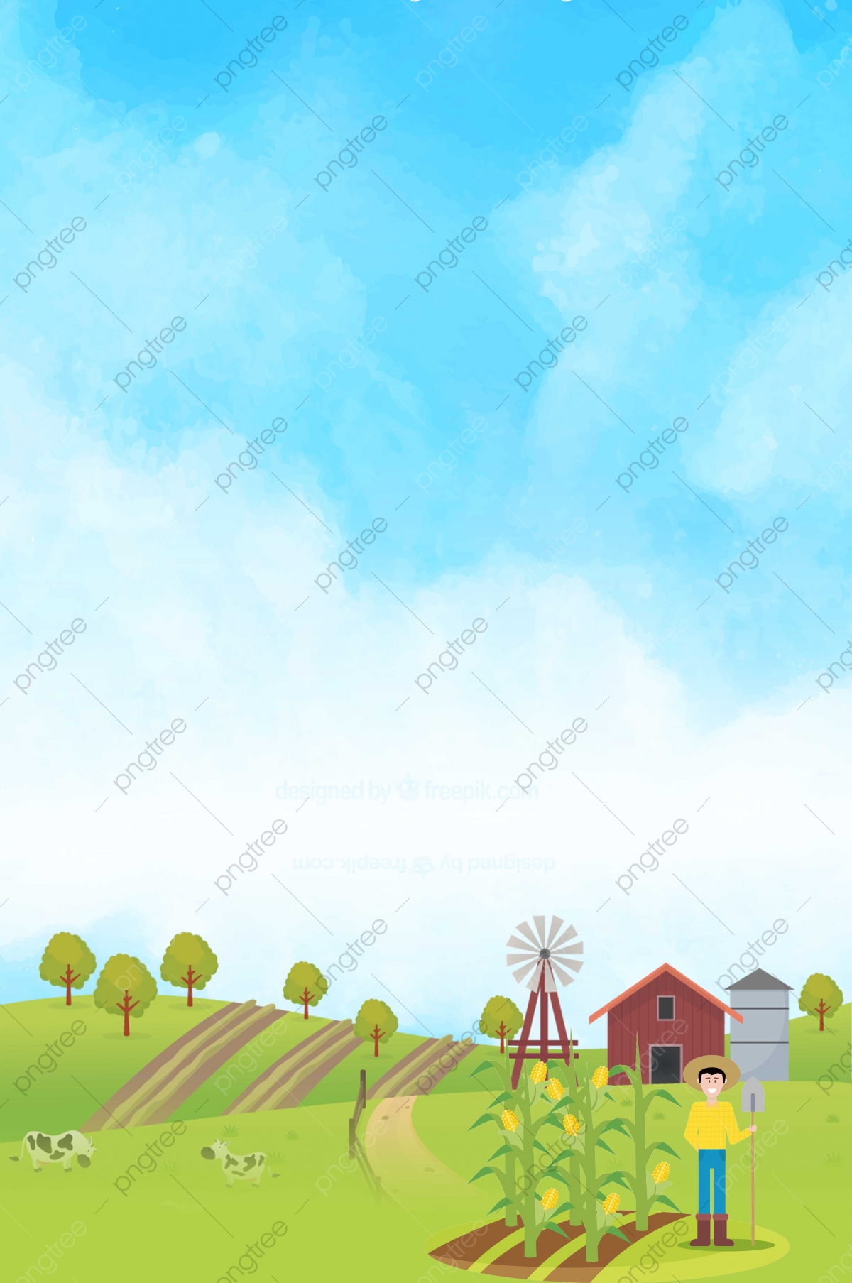 High Resolution Farm Background