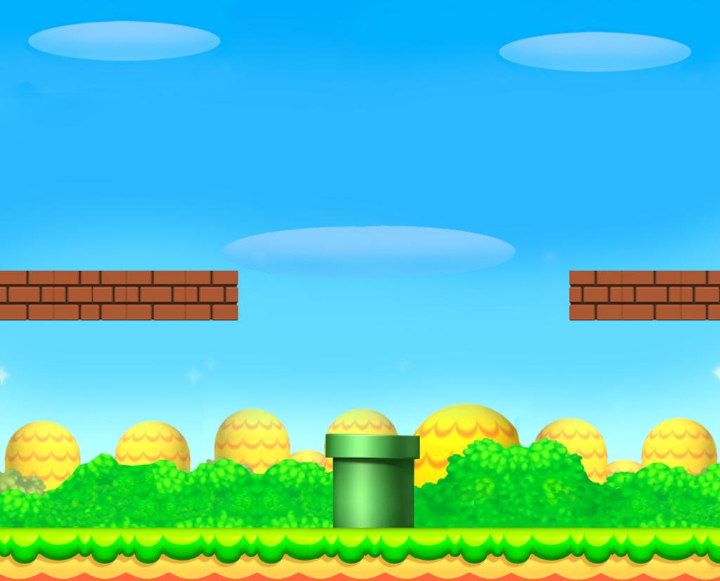 High Resolution Mario Background