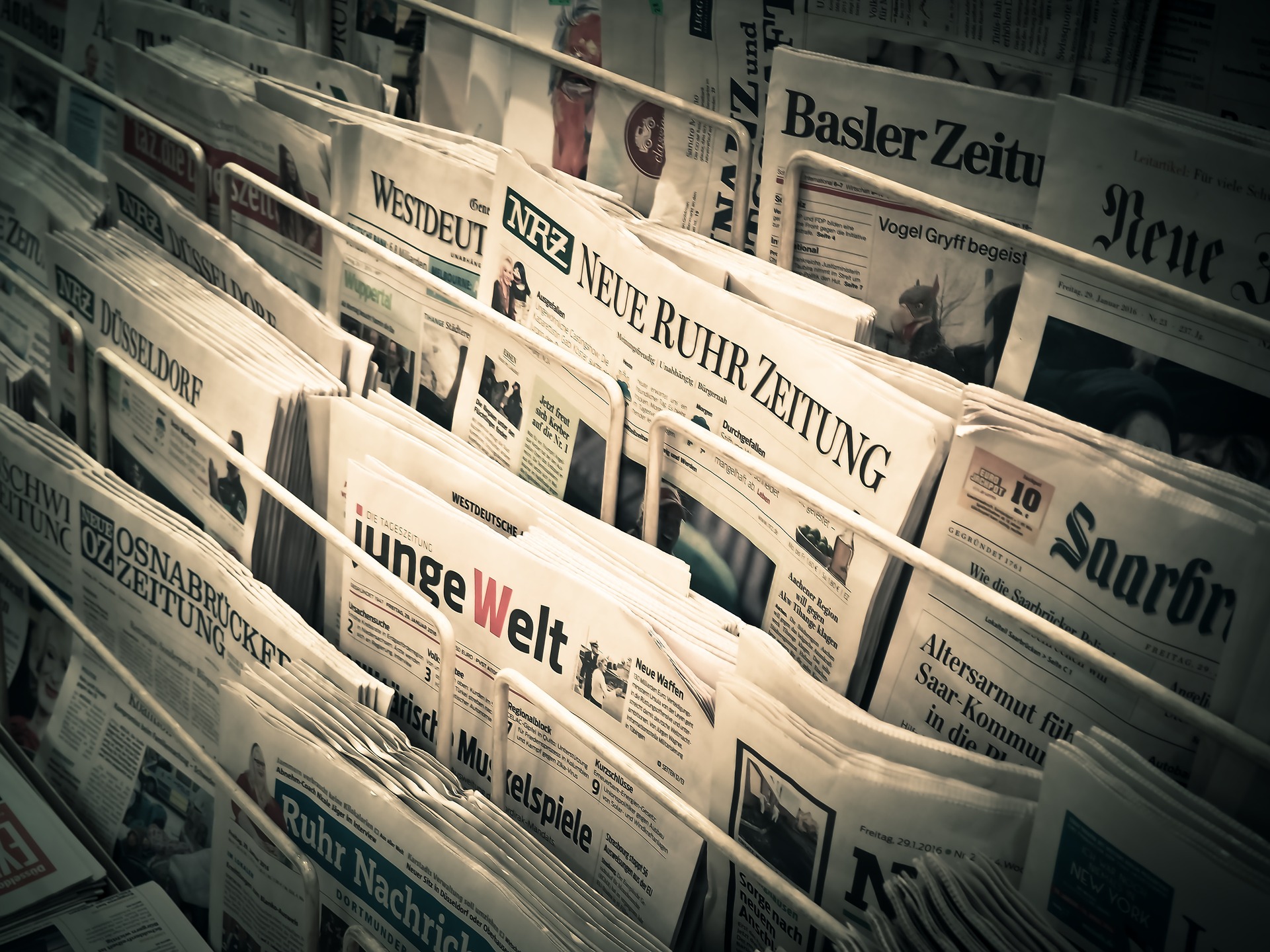 High Resolution Newspaper Background