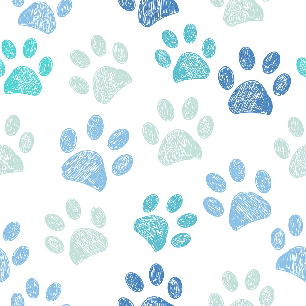 High Resolution Paw Print Background