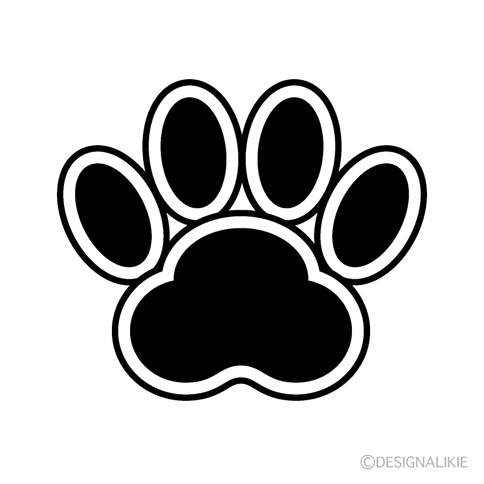 High Resolution Paw Print Background