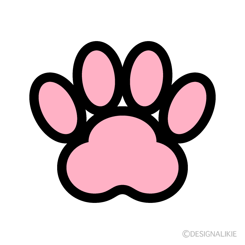 High Resolution Paw Print Background