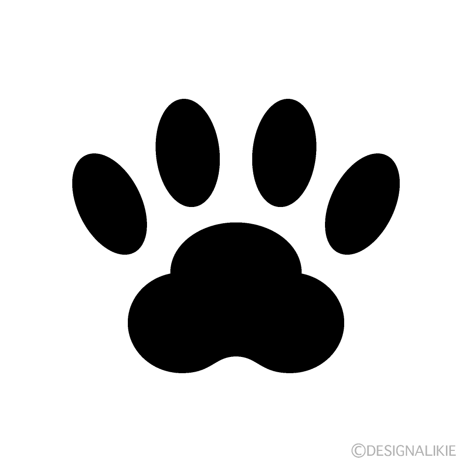 High Resolution Paw Print Background