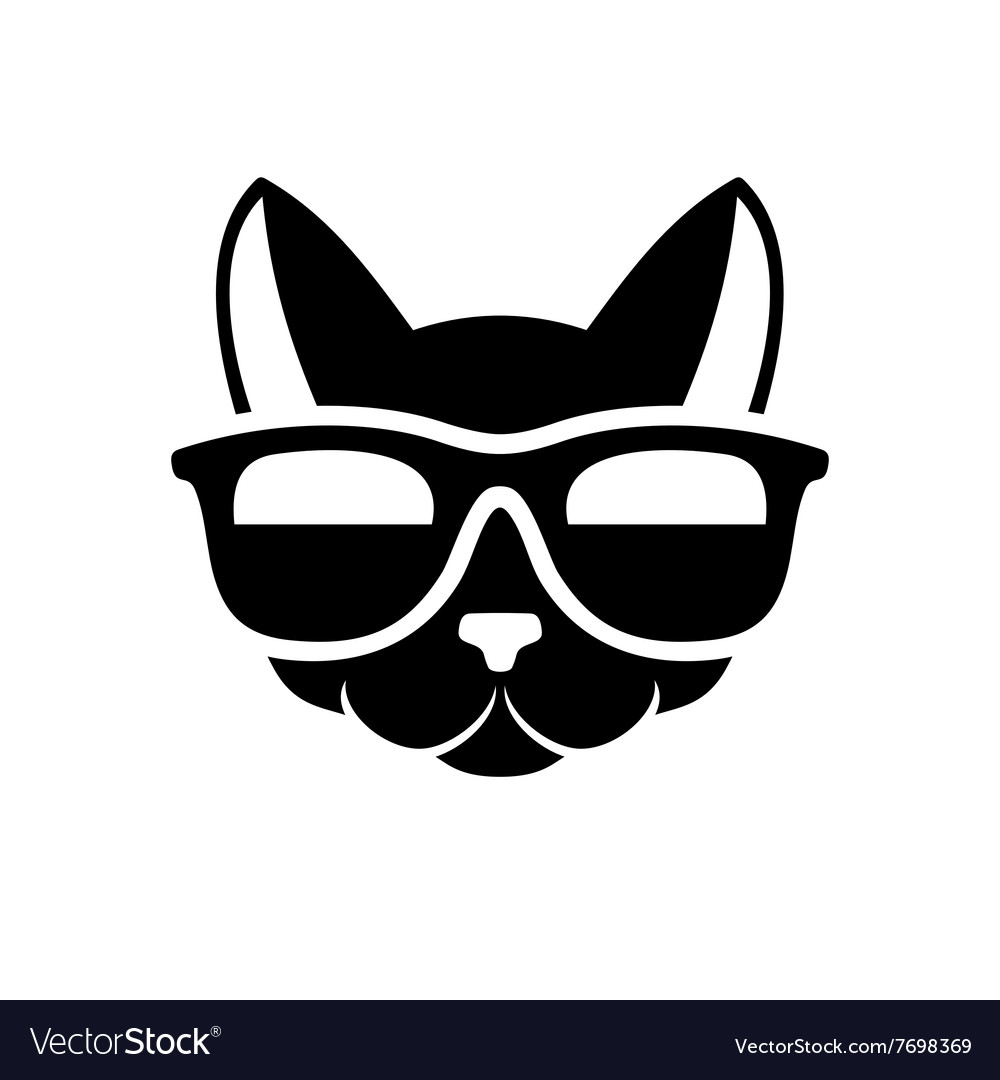 Hipster Cat Background