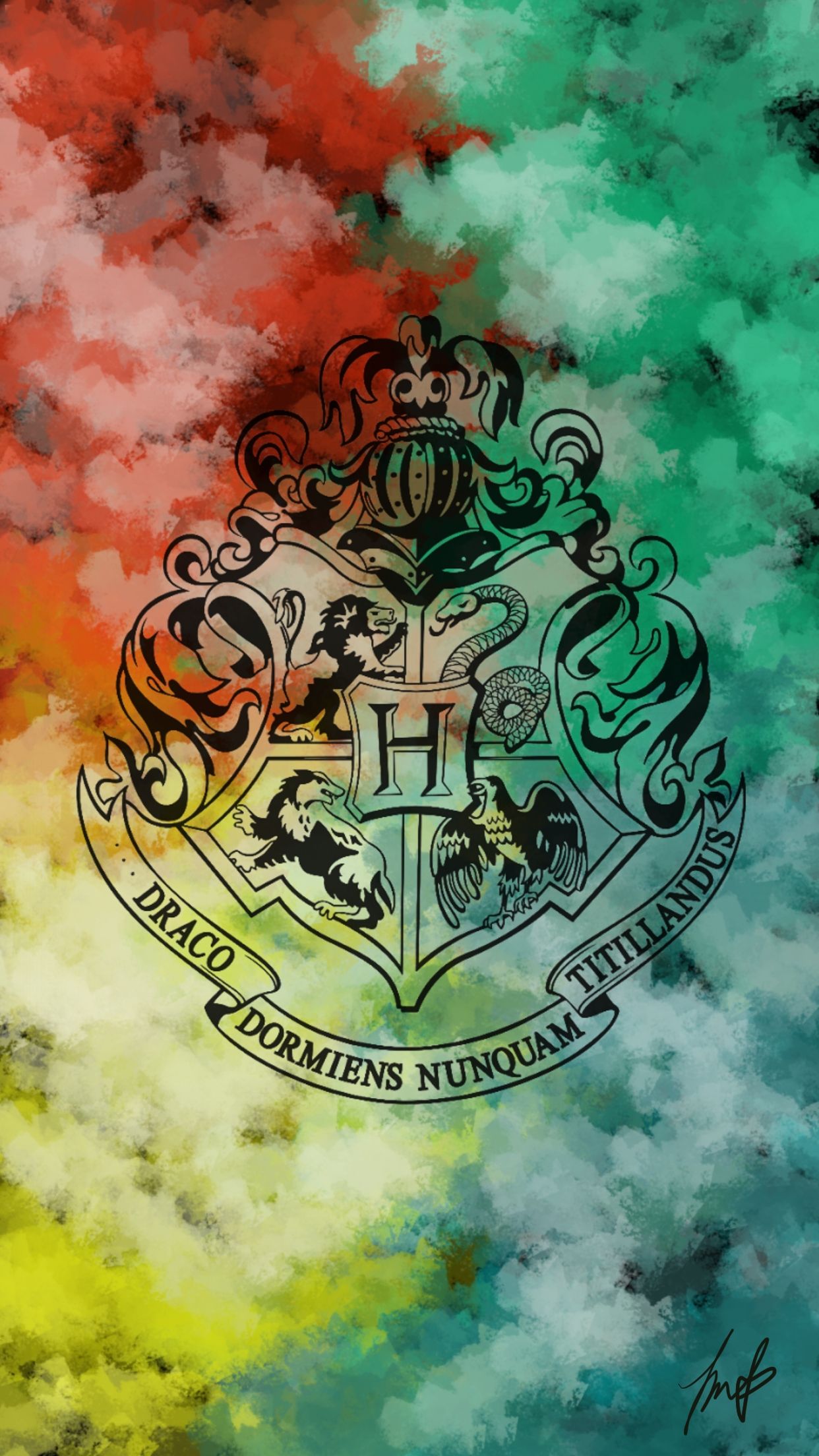 Hogwarts Crest Background