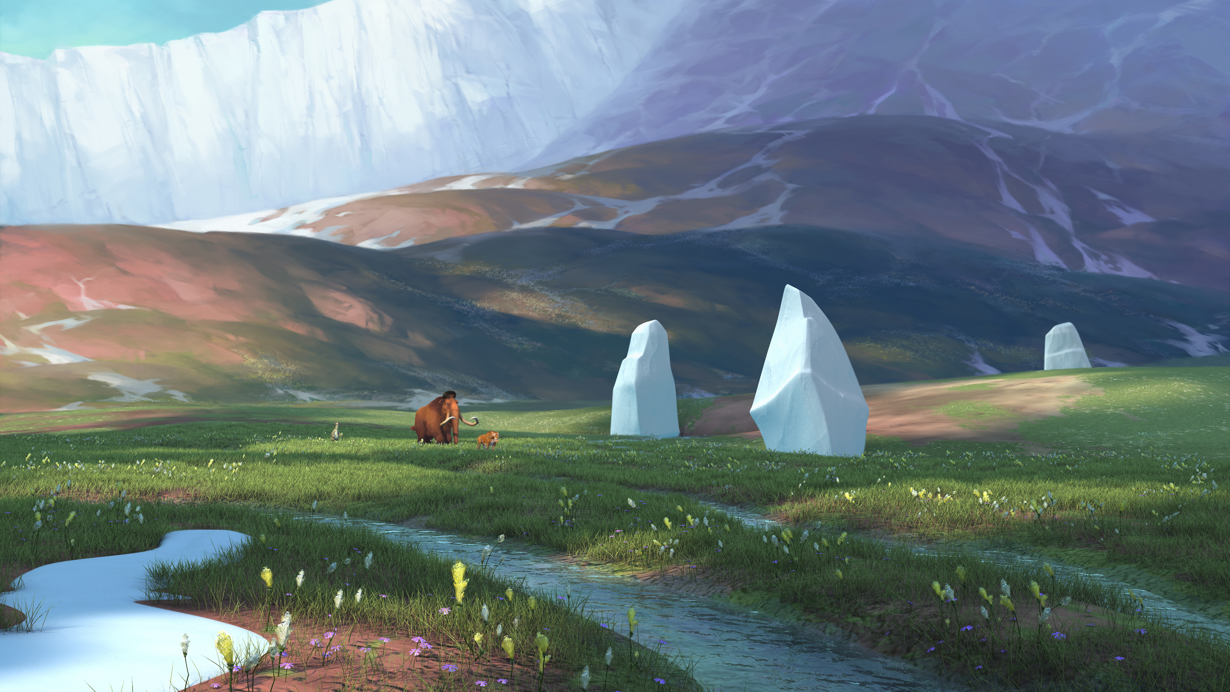 Ice Age Background