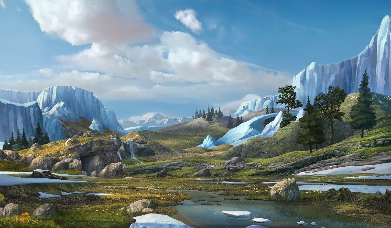 Ice Age Background