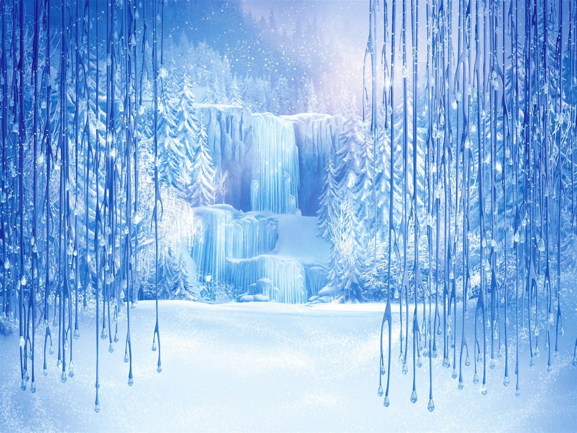 Ice Castle Background