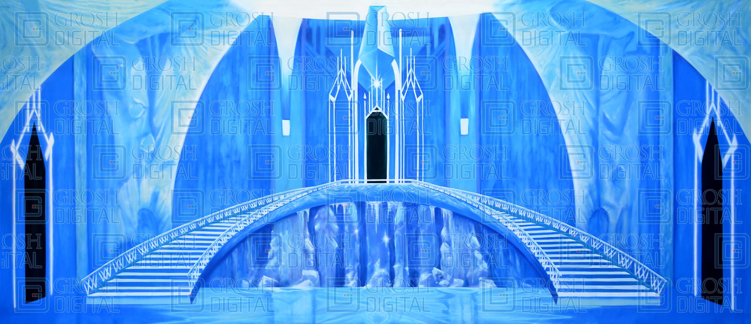 Ice Castle Background