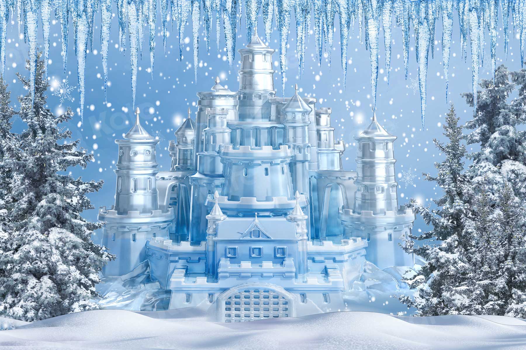 Ice Castle Background