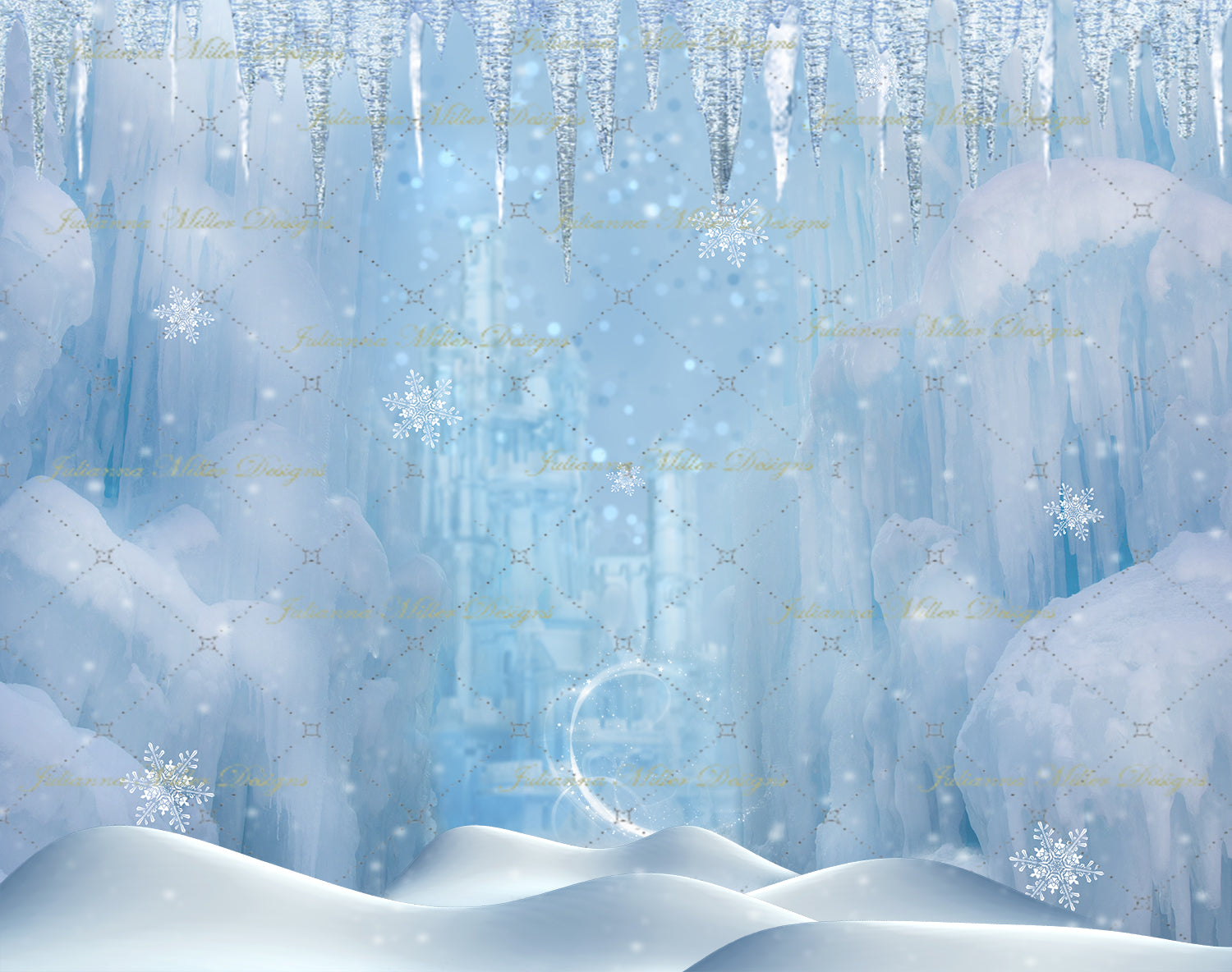 Ice Castle Background