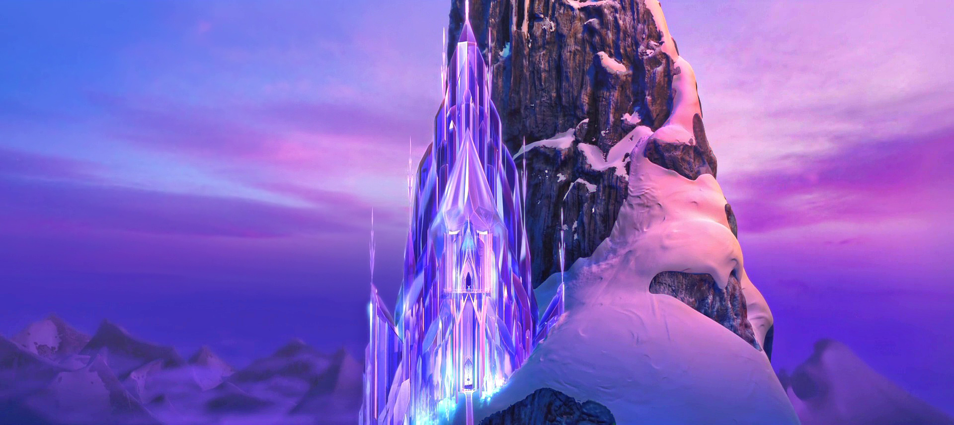 Ice Castle Background