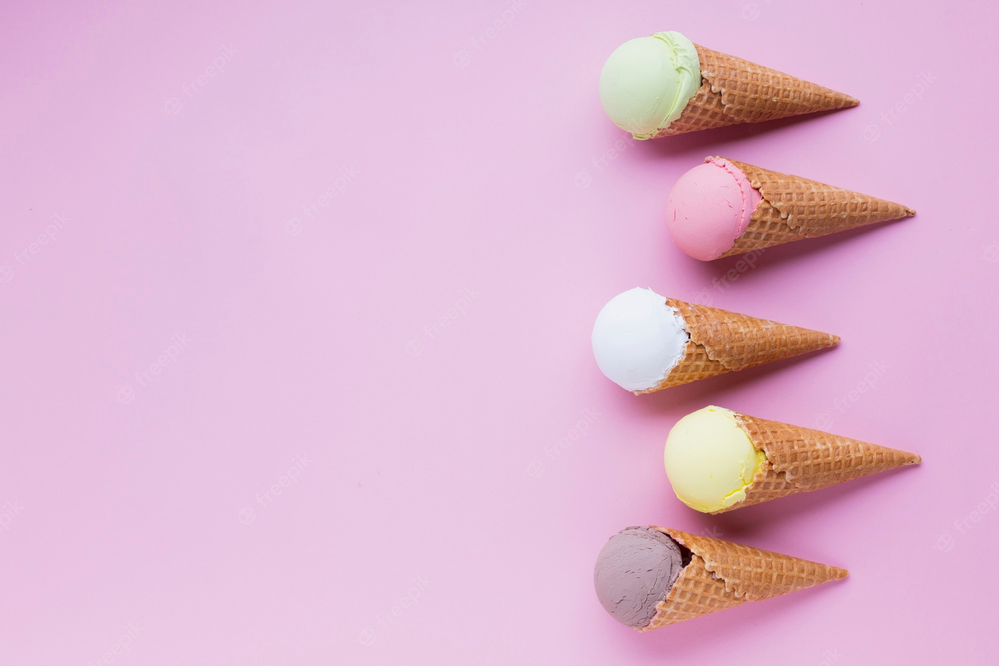 Ice Cream Cone Background