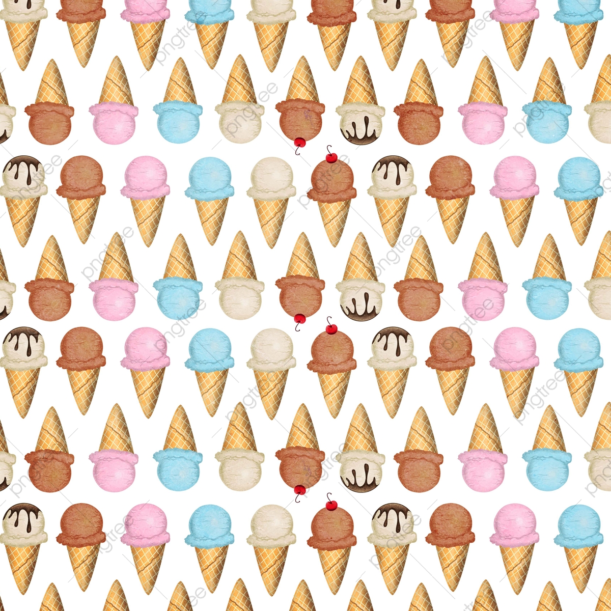 Ice Cream Cone Background