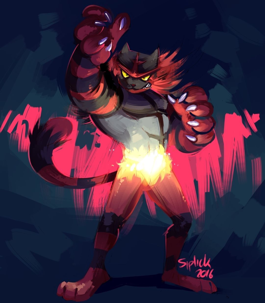 Incineroar Background