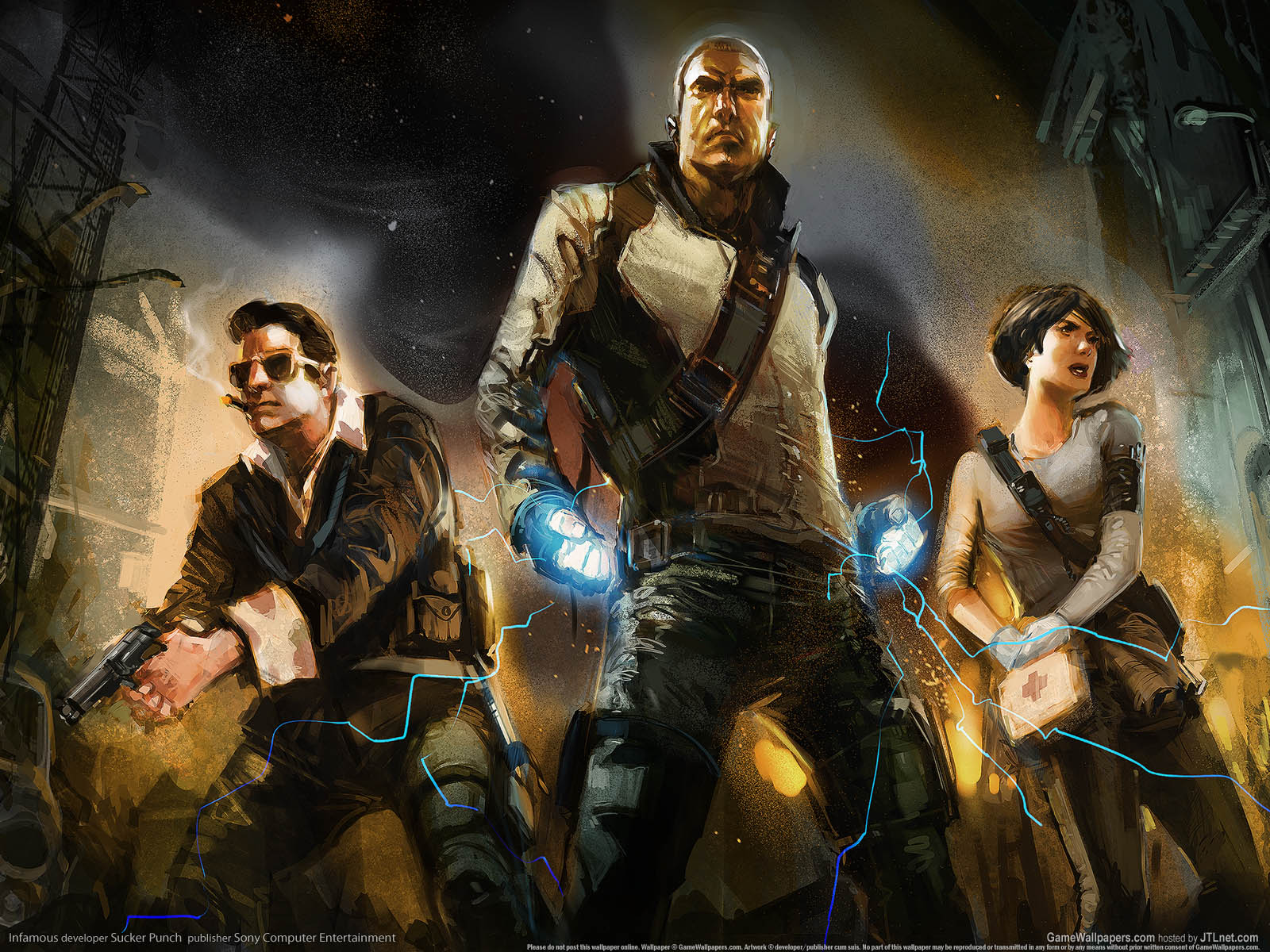 Infamous Backgrounds