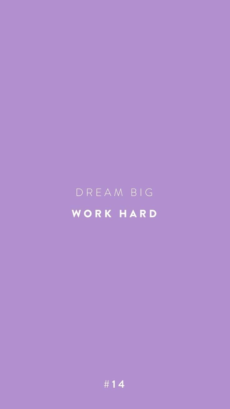 Inspirational Quotes Purple Background