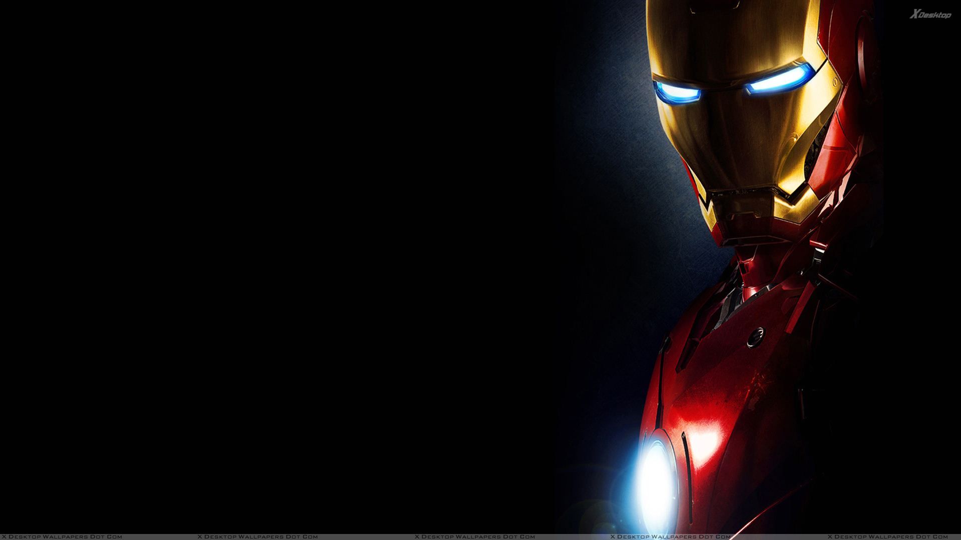 Iron Man Black Background