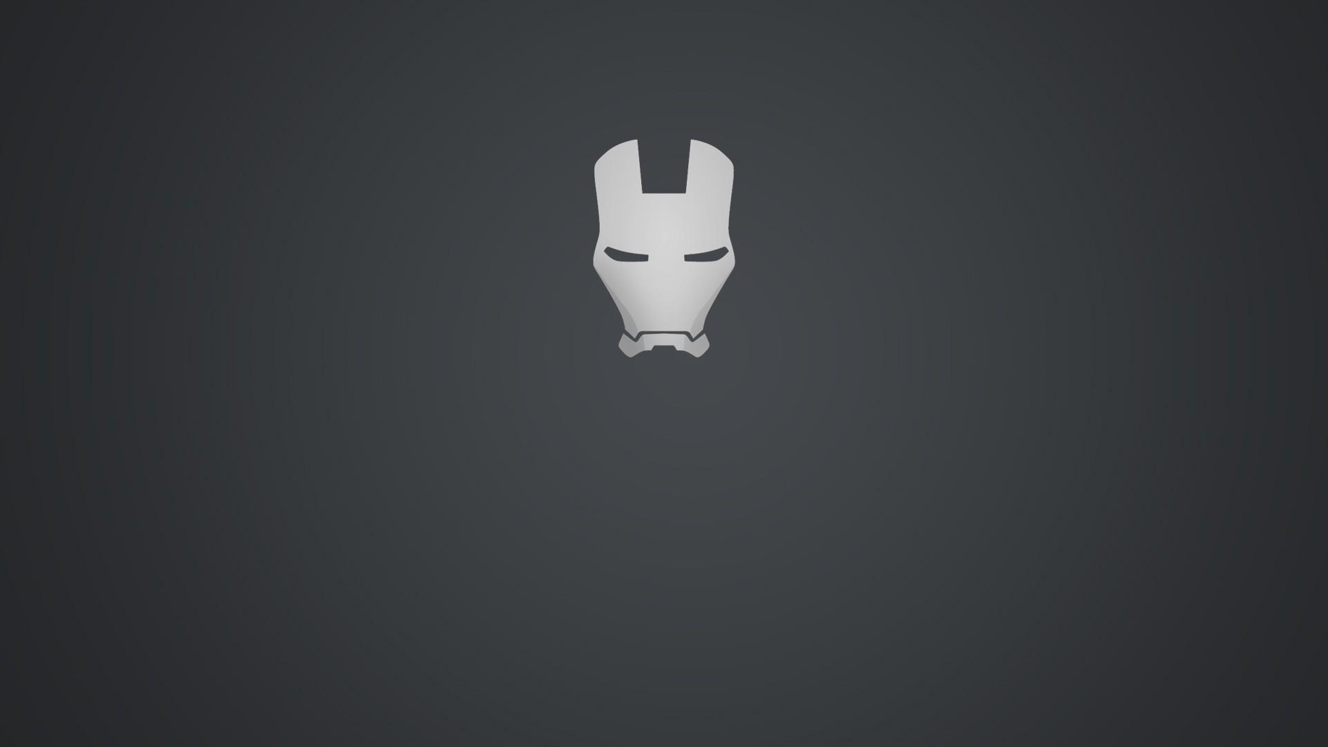 Iron Man Black Background