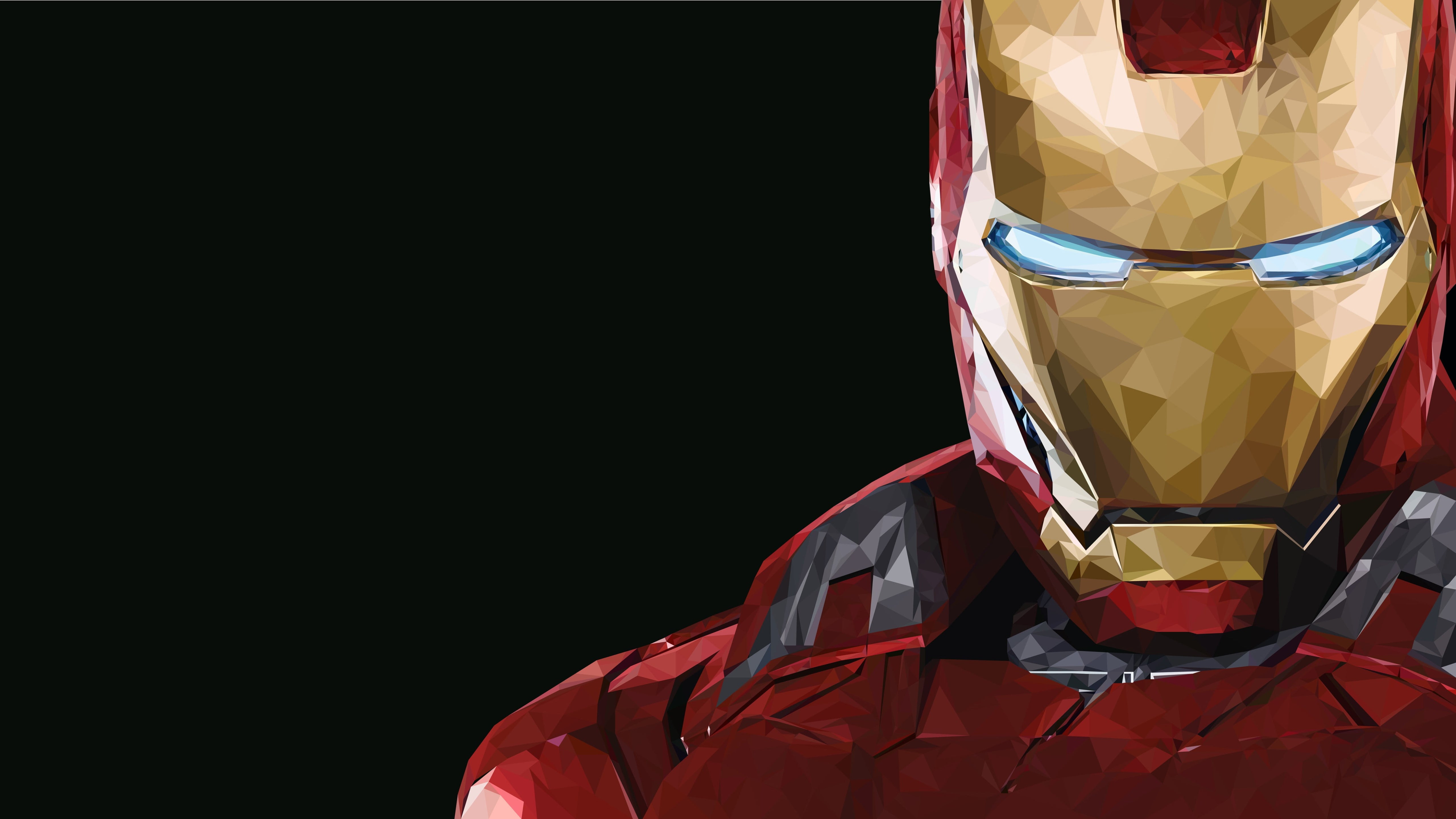 Iron Man Black Background