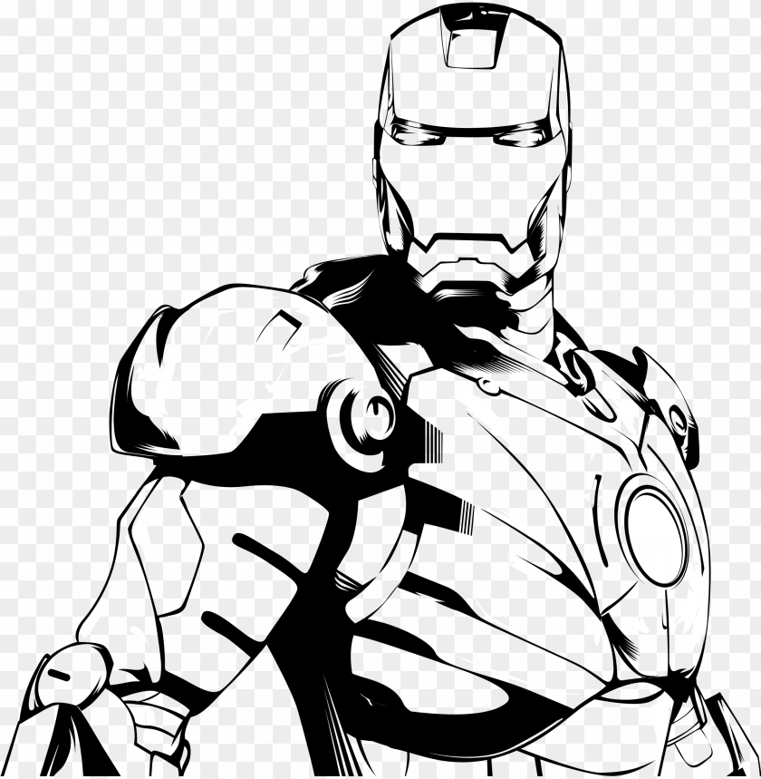 Iron Man Black Background