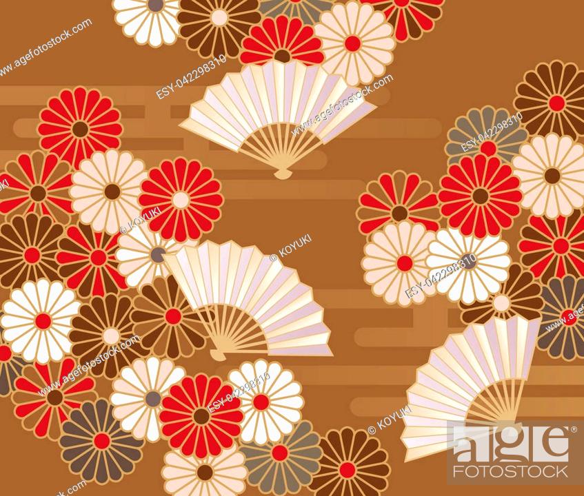 Japanese Floral Background