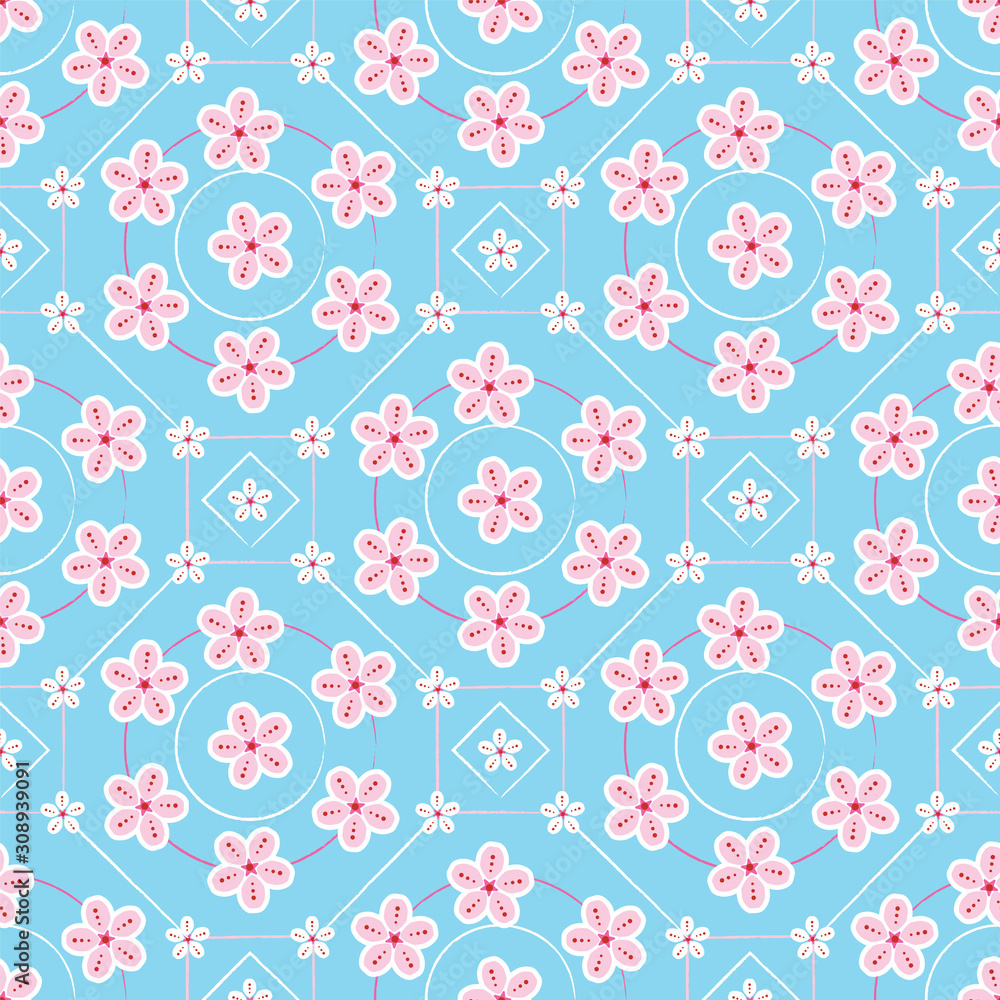 Japanese Floral Background