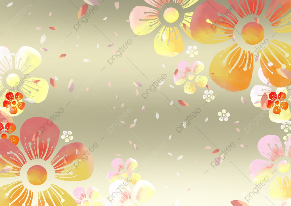 Japanese Floral Background