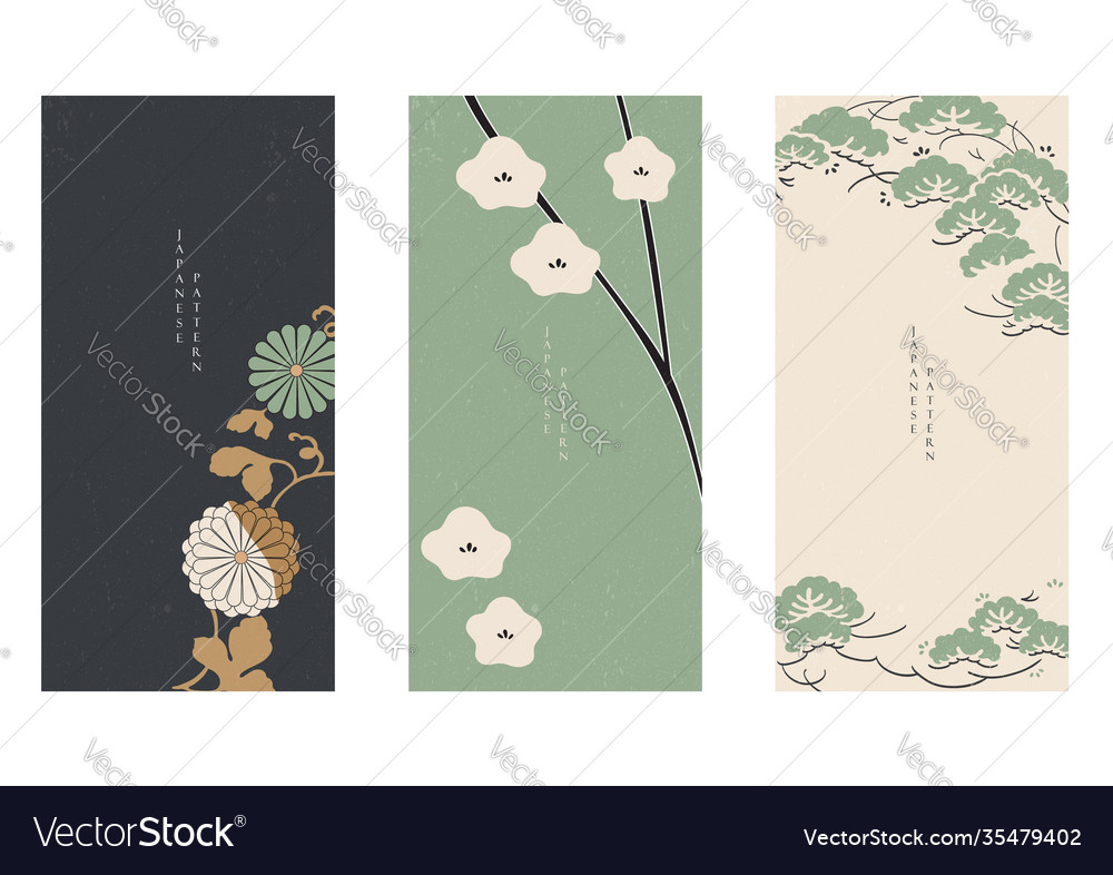 Japanese Floral Background