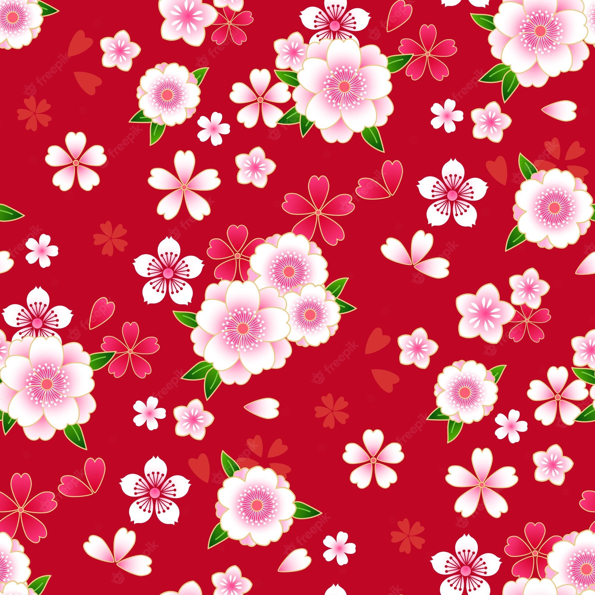 Japanese Floral Background