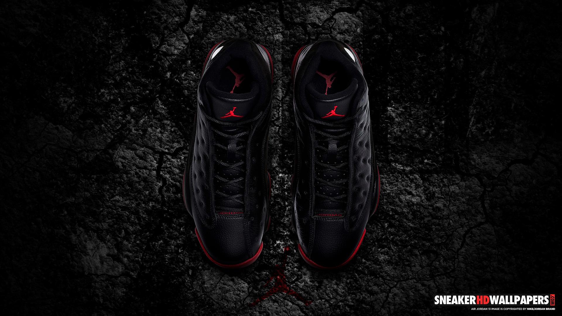 Jordans Black Background