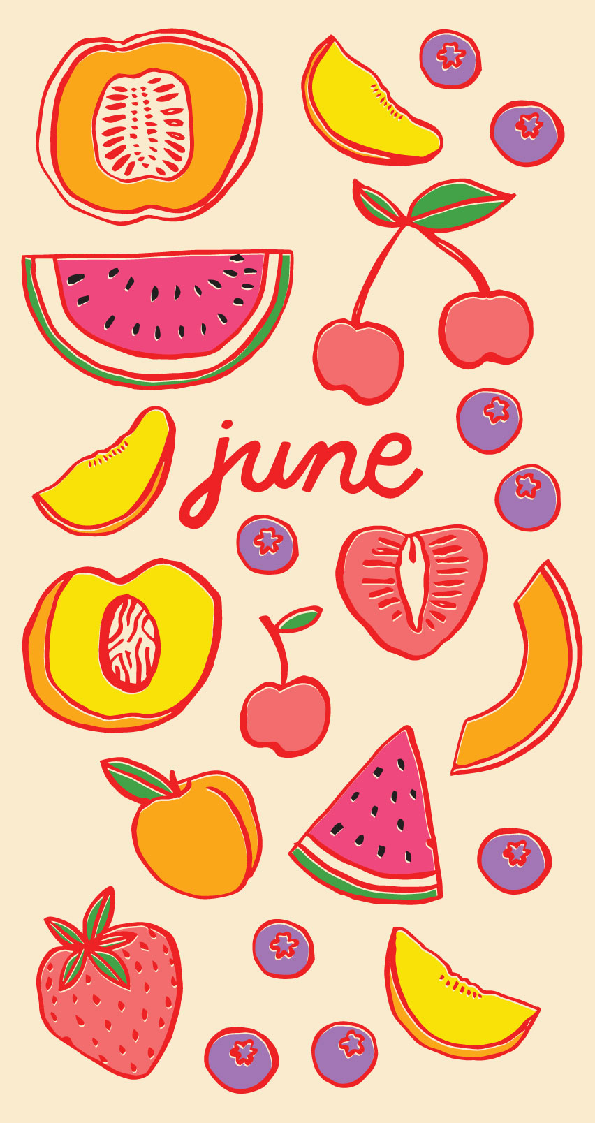 June Background