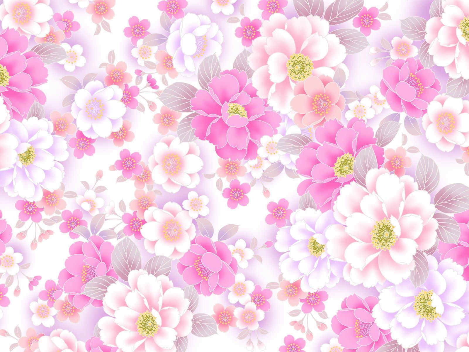 Kawaii Flower Background