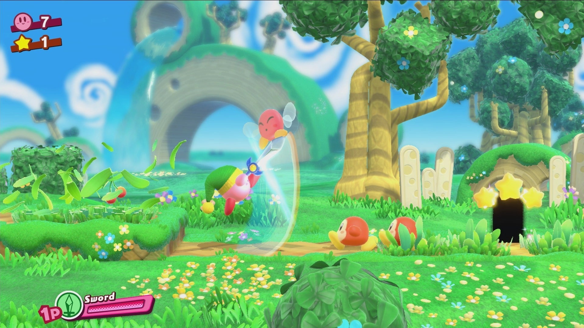 Kirby Star Allies Background