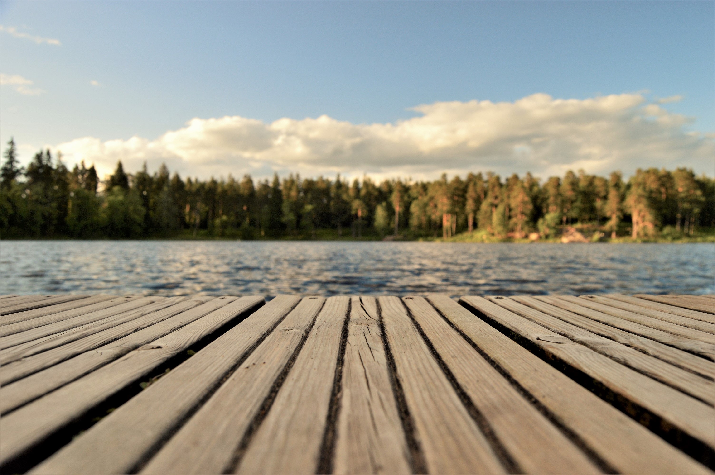 Lake Dock Background