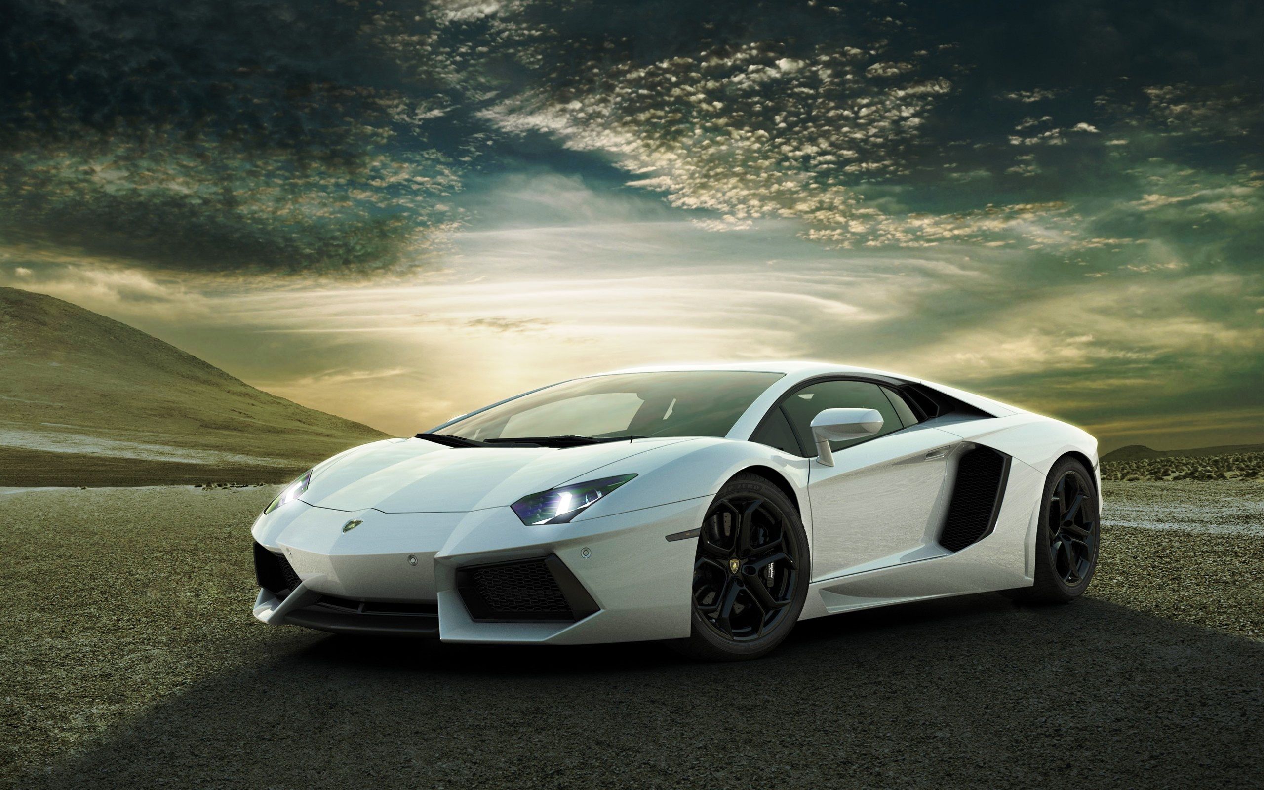 Lamborghini White Background