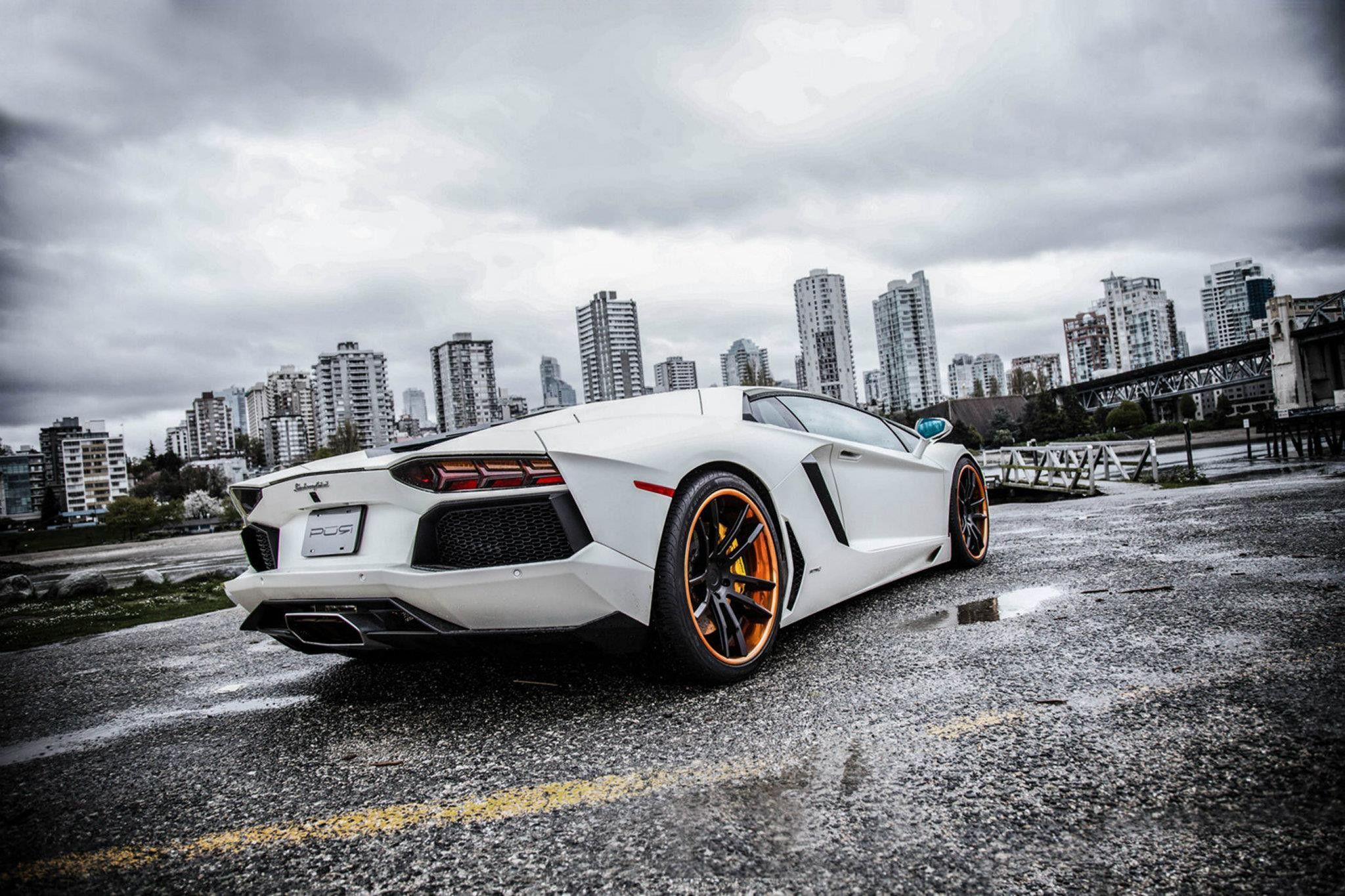 Lamborghini White Background