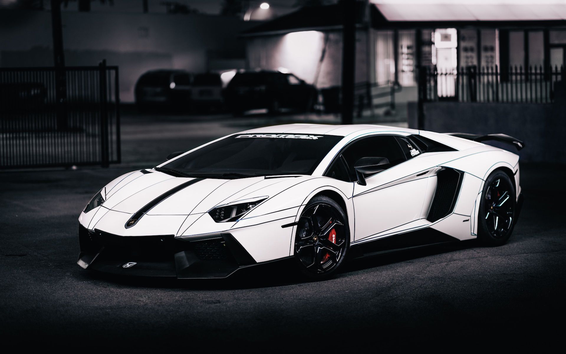 Lamborghini White Background